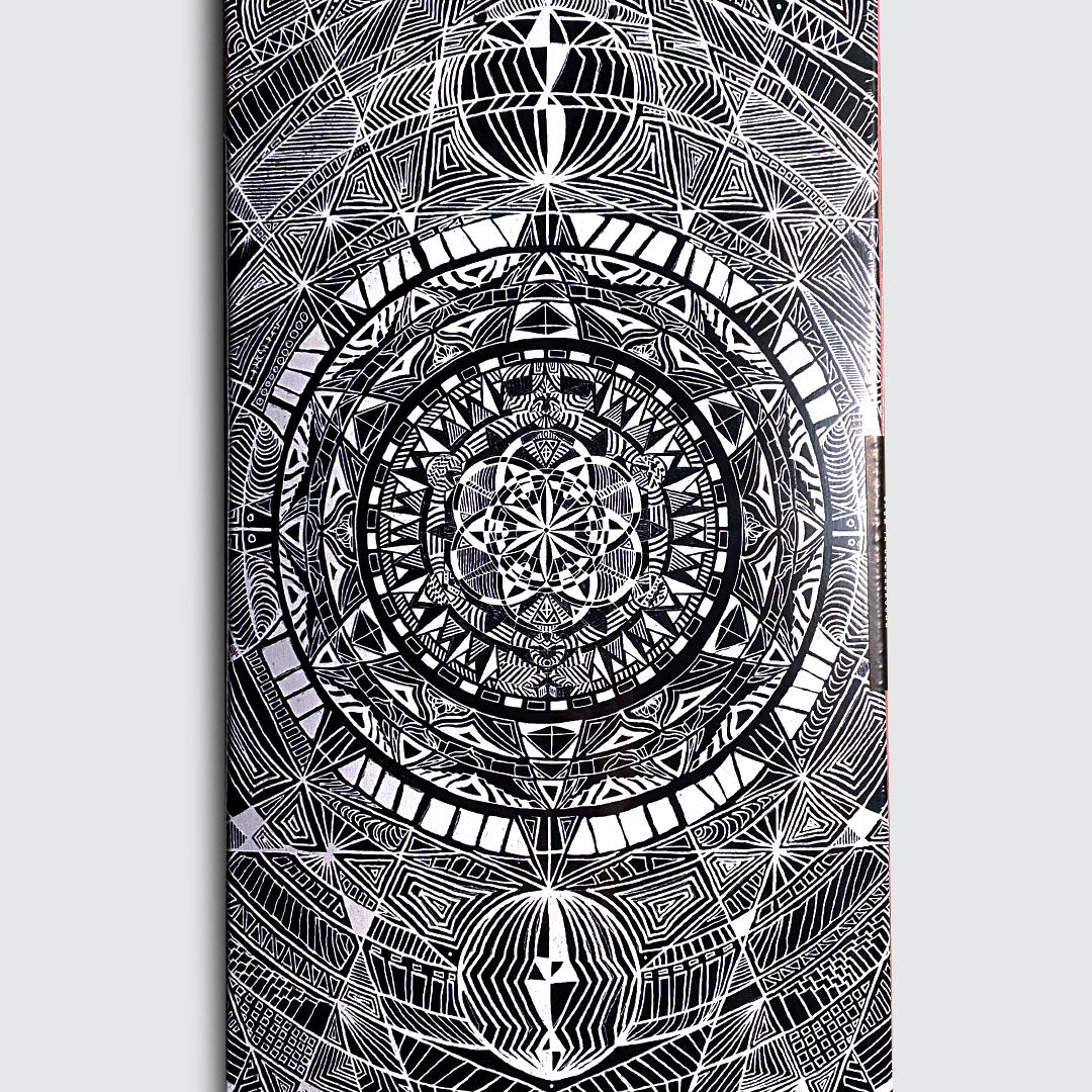 CIRCLE HONG KONG - Mandala Skateboard Deck (Glow in the Dark) 8.375"