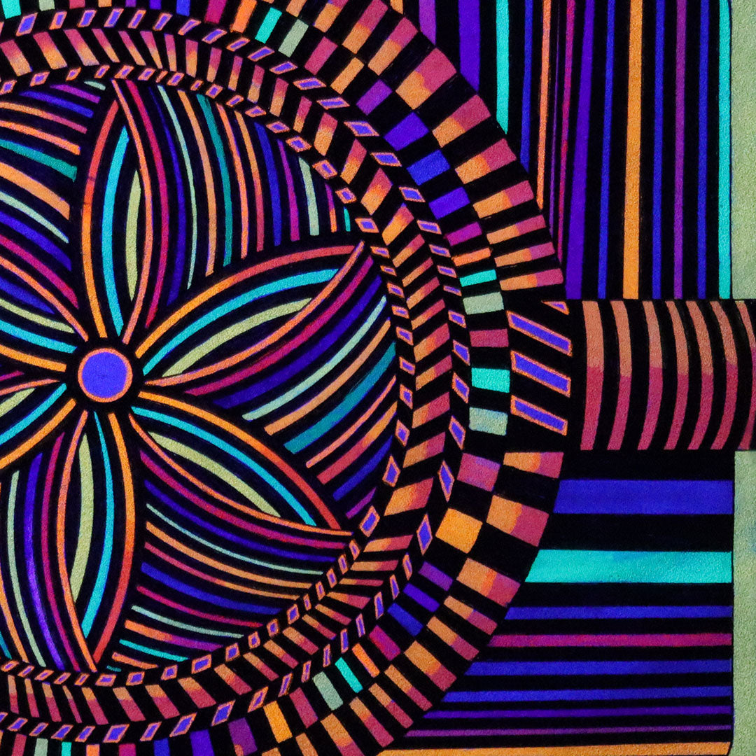 CIRCLE HONG KONG - Movement (Painting with frame)
