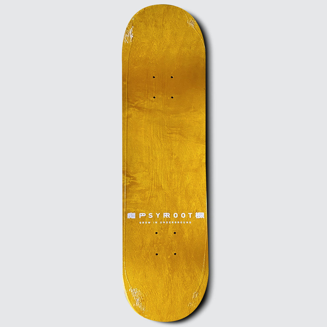 PSYROOT - Lucky Cat Deck (White) 8.0"