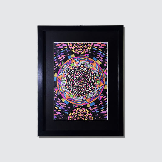 CIRCLE HONG KONG - Trip must good (Painting with frame)