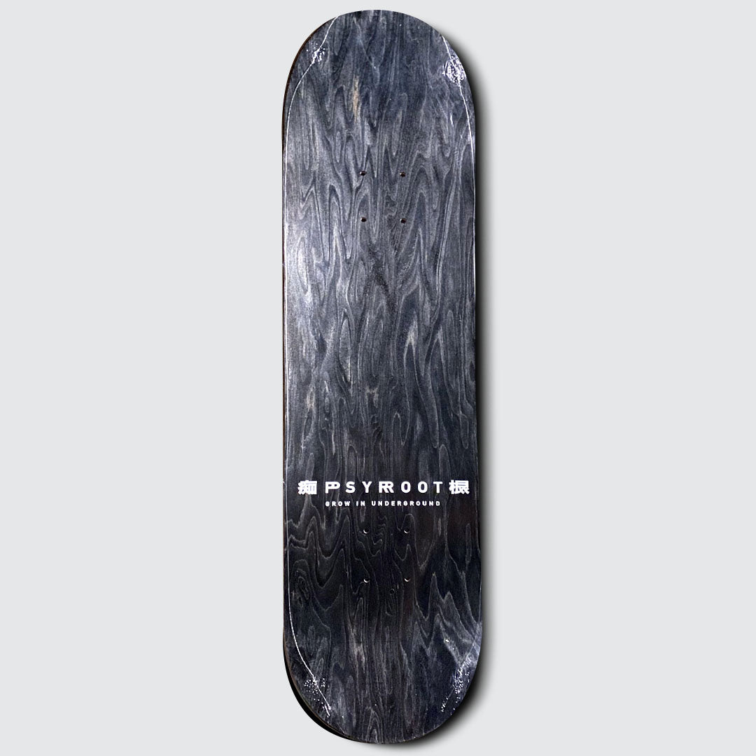 PSYROOT - Lucky Cat Deck (Black) 8.25"