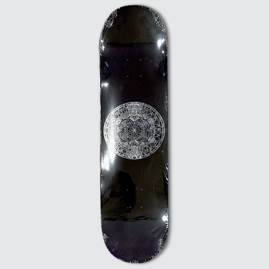 CIRCLE HONG KONG - Mandala Skateboard Deck (Glow in the Dark) 8.375"
