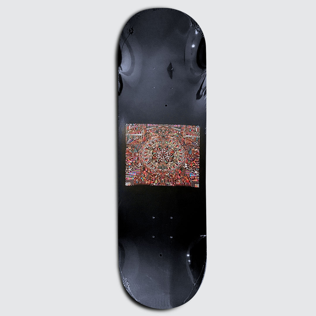 CIRCLE HONG KONG - Mandala Skateboard Deck (Color) 8.375"