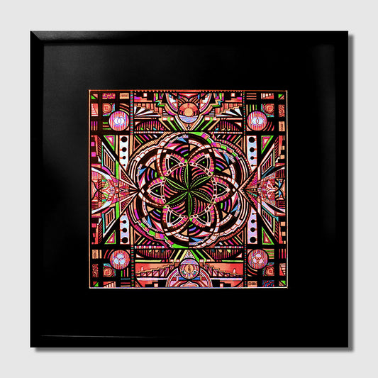 CIRCLE HONG KONG - Seed of Life (Painting with frame)