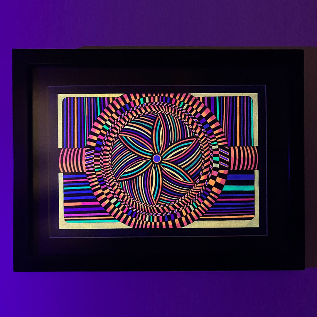CIRCLE HONG KONG - Movement (Painting with frame)