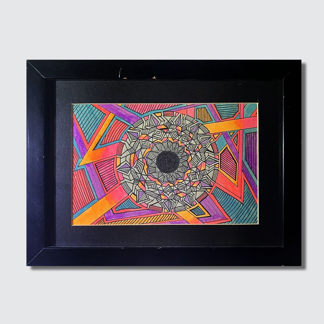 CIRCLE HONG KONG - LSC (Painting with frame)