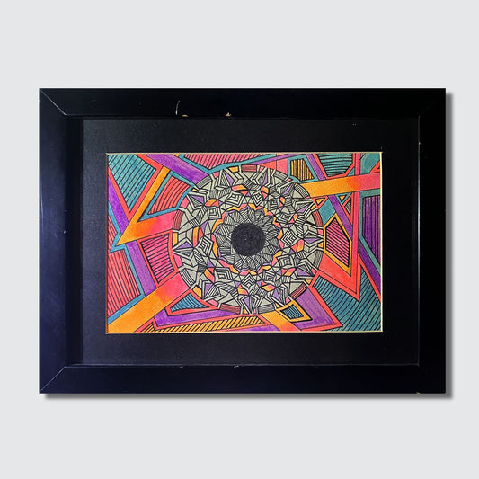 CIRCLE HONG KONG - LSC (Painting with frame)