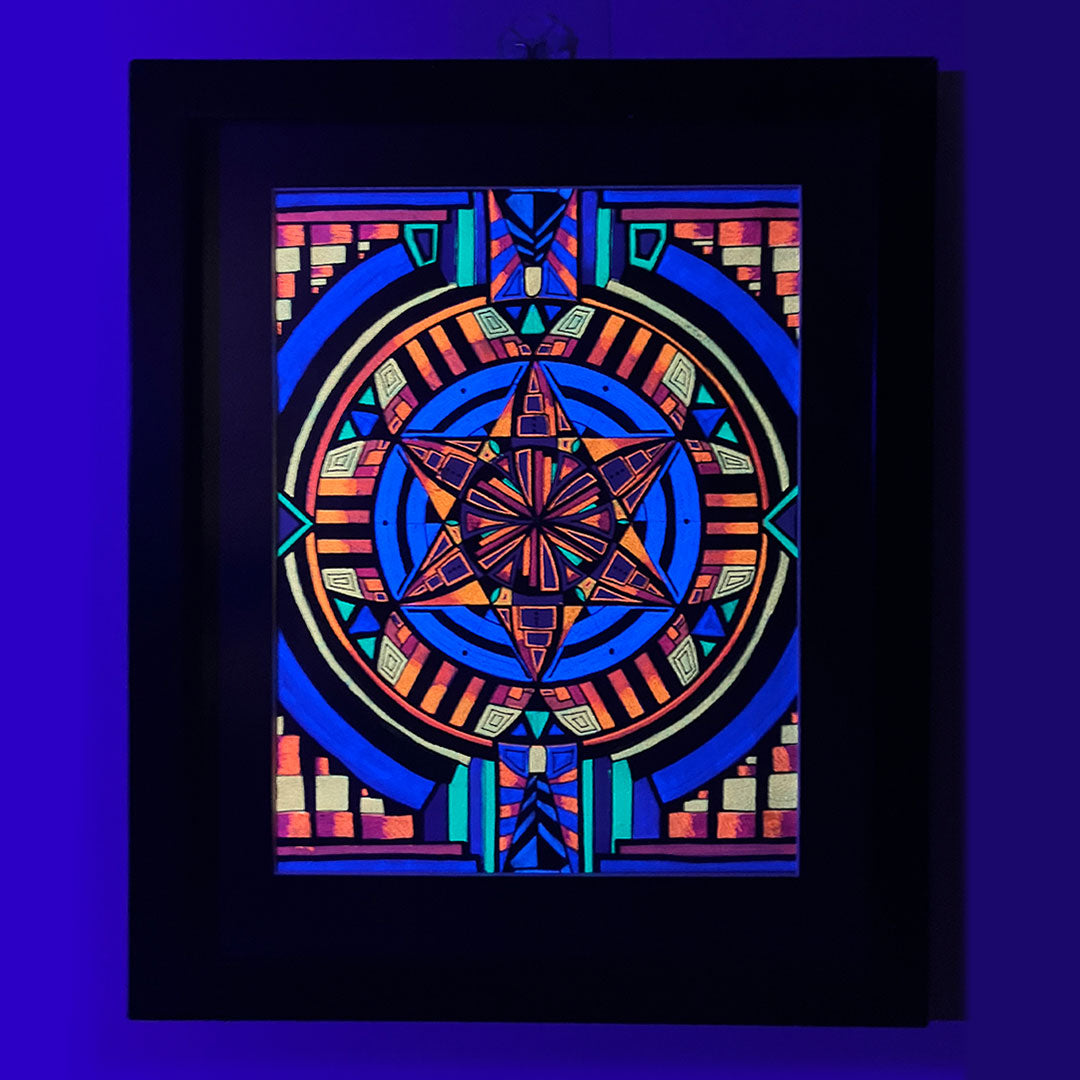 CIRCLE HONG KONG - Earth Life (Painting with frame)