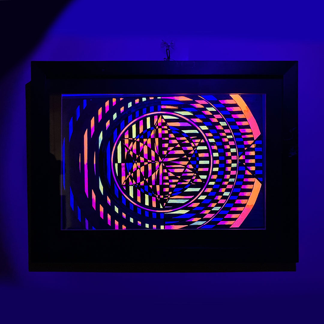 CIRCLE HONG KONG - Cutofcircle (Painting with frame)