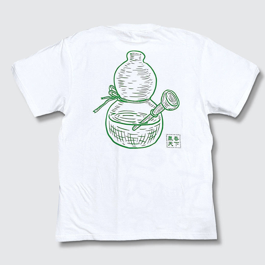 PSYROOT - 氣吞天下 Gourd Tee (White)