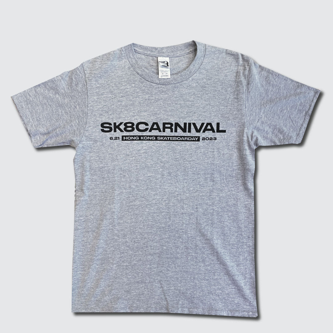PSYROOT - SK8CARNIVAL Go Skateboarding Day 2023 Event Tee (Grey)