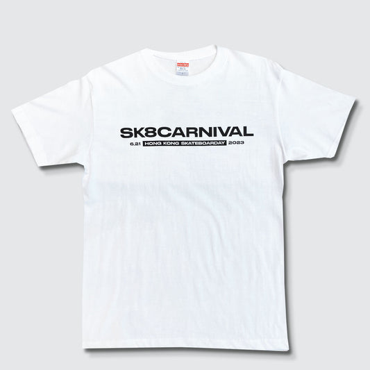 PSYROOT - SK8CARNIVAL Go Skateboarding Day 2023 Event Tee (White)
