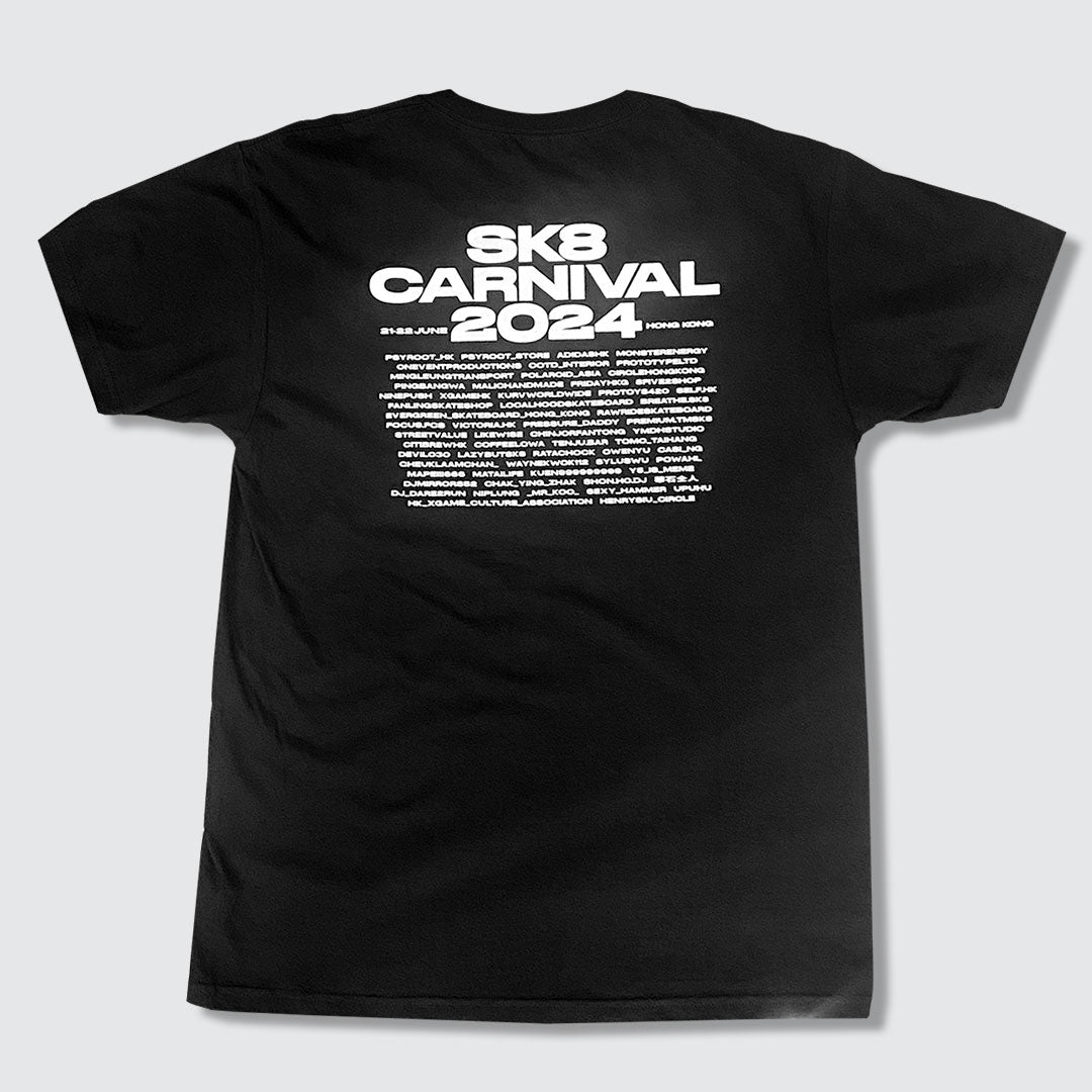 PSYROOT - SK8CARNIVAL2024 Event Tee (Black)