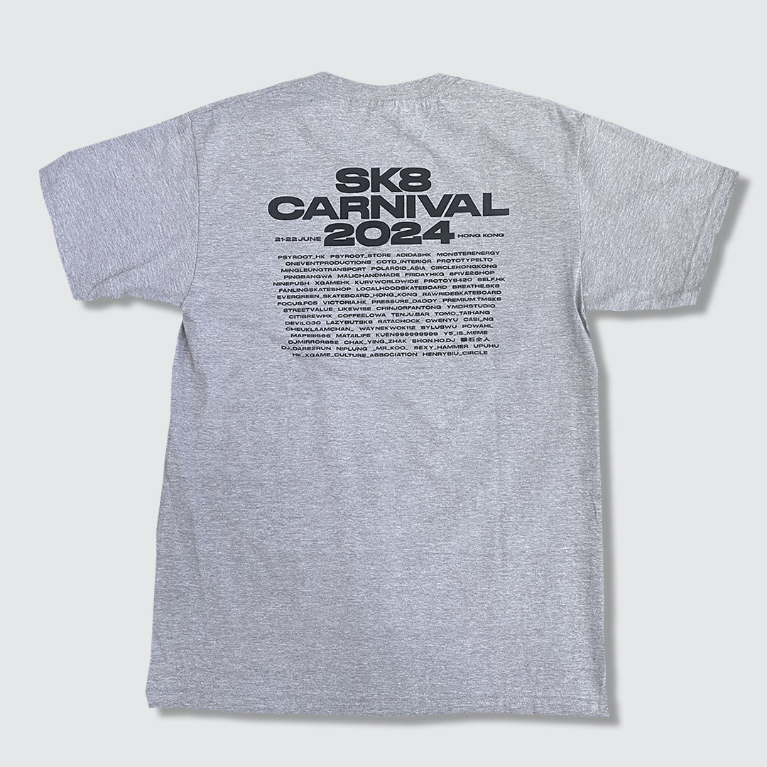 PSYROOT - SK8CARNIVAL2024 Event Tee (Grey)