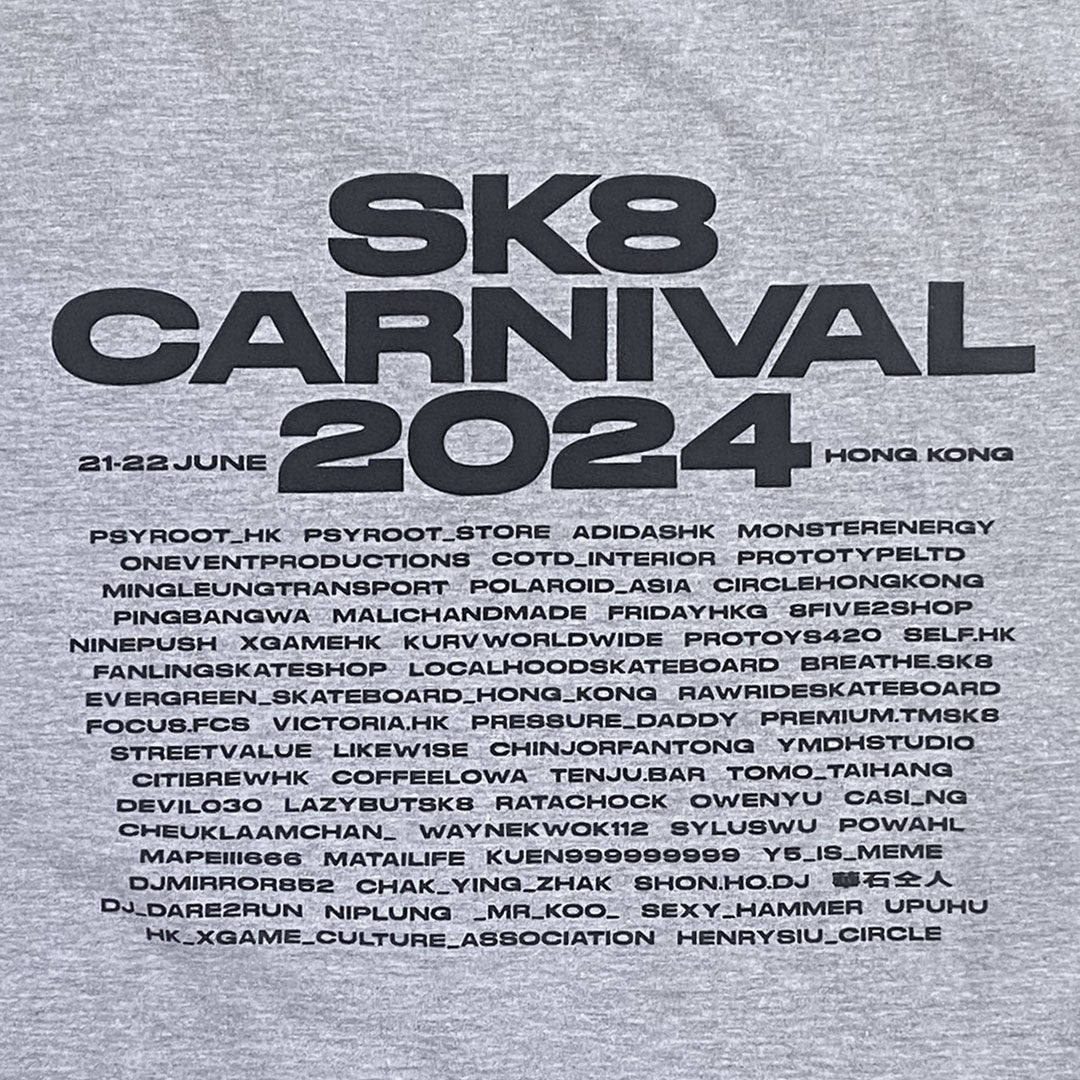 PSYROOT - SK8CARNIVAL2024 Event Tee (Grey)