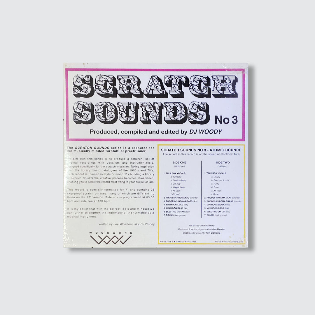 VINYL - 7" Scratch Sound No.3 (Pink Vinyl)