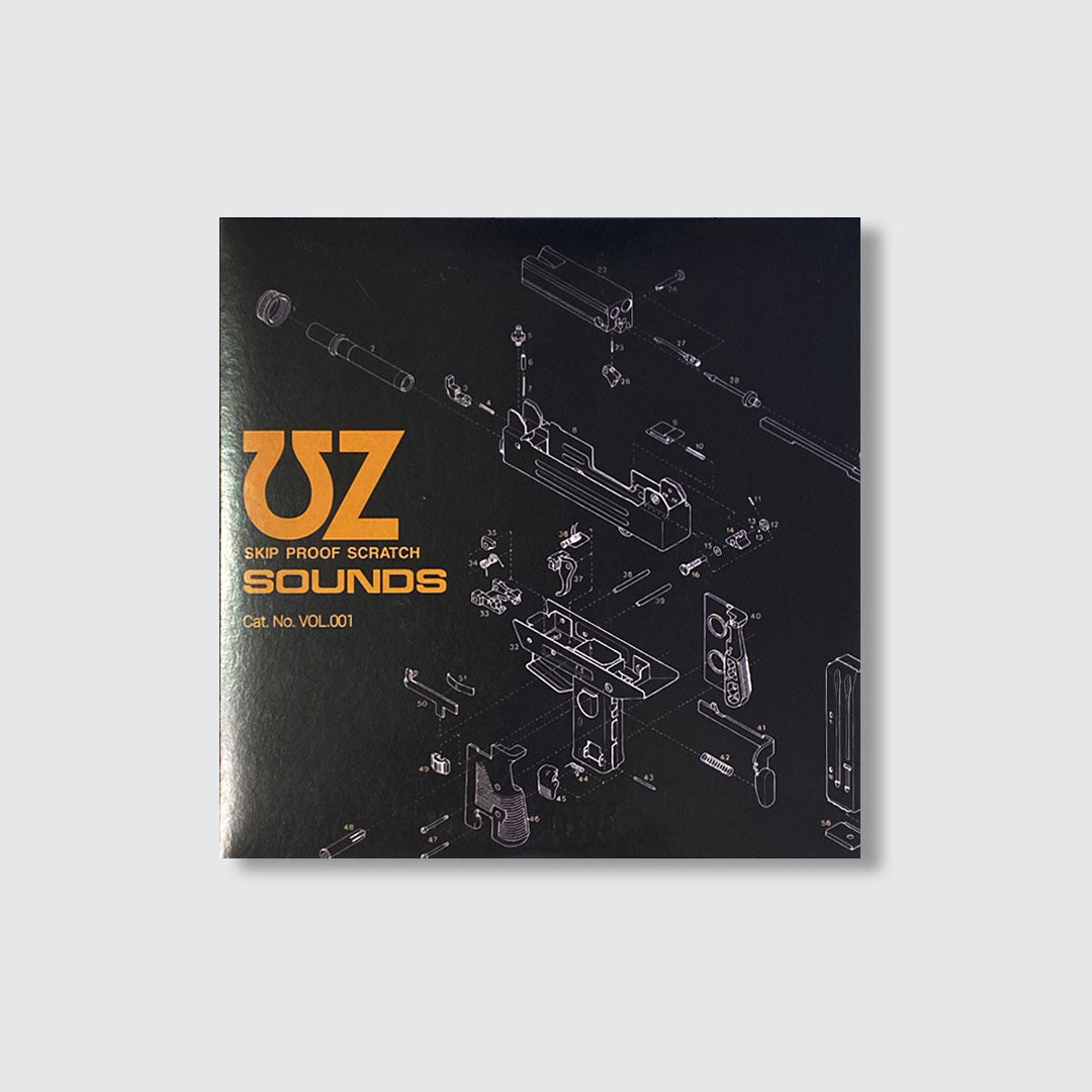 VINYL - 7" UZ Skip Proof Scratch Sounds (Dark Grey Vinyl)